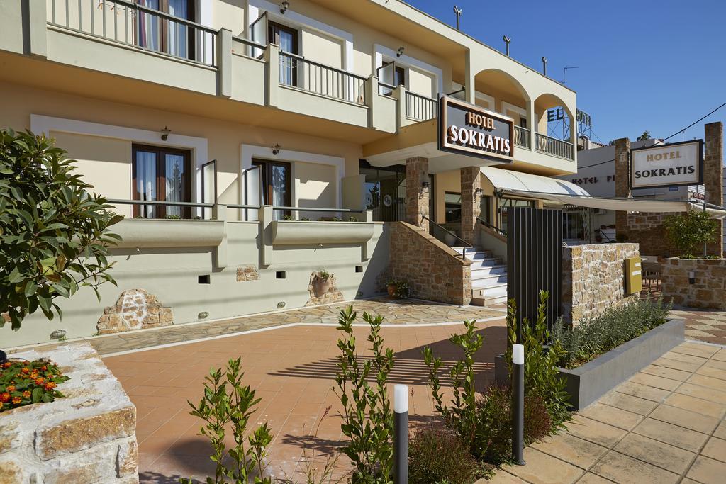 Sokratis Hotel Nea Moudania Exterior foto