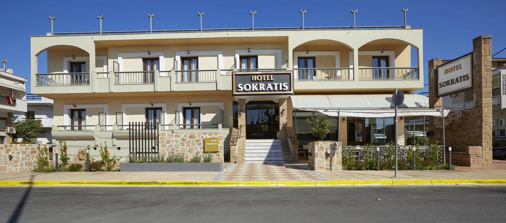 Sokratis Hotel Nea Moudania Exterior foto