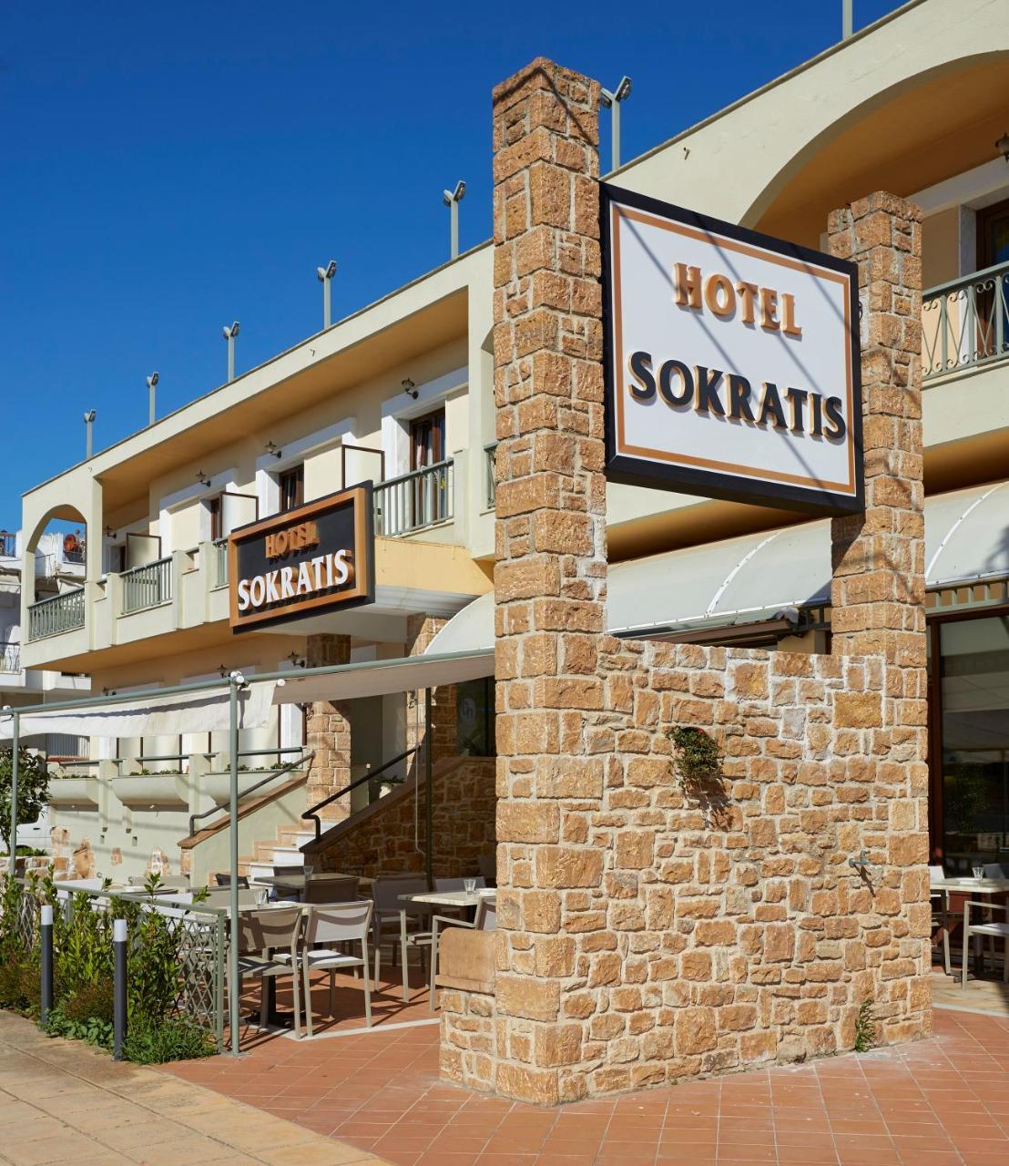 Sokratis Hotel Nea Moudania Exterior foto